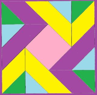 Symmetry patchwork block