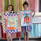Mathilda and Tasmin finish their after-school project 